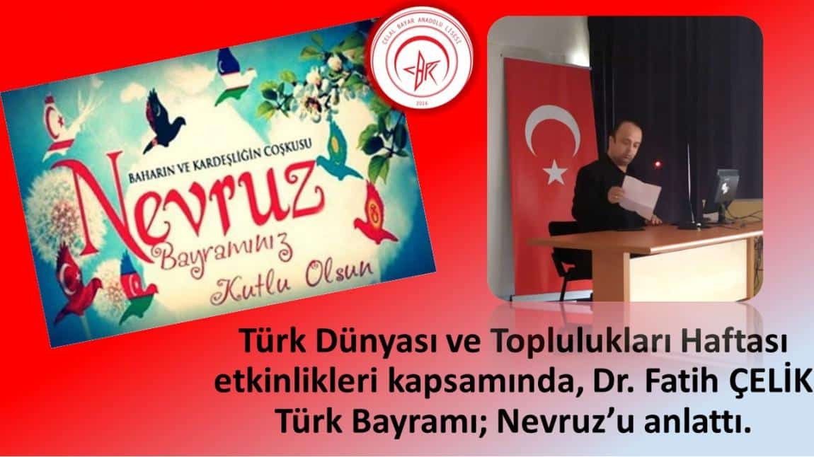 Erciyes Üniversitesi Edebiyat Fakültesi Öğretim Üyesi Dr. Fatih ÇELİK Türk Bayramı; Nevruz’u anlattı.